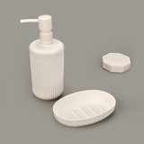 Evidea Bath Linea 5'li Banyo Seti - Beyaz