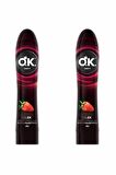 OKEY Kayganlaştırıcı Jel Çilek Aromalı 100  ml x 2 Adet