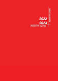 2022-2023 AKADEMİK AJANDA 21X29 KIRMIZI (Cilt Bezi Taslama)