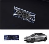 OLED GARAJ TESLA MODEL Y -JUNİPER İÇİN UYUMLU LAUNCH EDITION PERFORMANS BAGAJ AMBLEM LOGO STİCKER