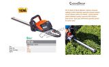 Oleomac HCİ45 Akülü Çit Biçme Makinesi 5.0AH Akü + Şarj Cihazı