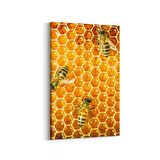 Olla 12499D Hayvanlar Alemi Görseli Dikey Kanvas Tablo (Ölçü: 60X90)