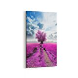 Olla 13298DD Doğa / Manzara Görseli Dikey Dar Kanvas Tablo (Ölçü: 60X120)