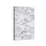 Olla 10445D Beyaz Kabartma Görseli Dikey Kanvas Tablo (Ölçü: 60X90)