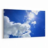 Olla 15574Y Gökyüzü Bulut Görseli  Yatay Kanvas Tablo (Ölçü: 30X20)