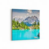 Olla 13736K Doğa / Manzara Görseli Kare Kanvas Tablo (Ölçü: 100X100)