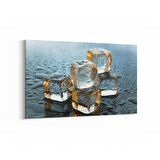 Olla 17306Y Su / Damla Görseli Yatay Kanvas Tablo (Ölçü: 150X100)