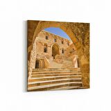 Olla 18734K Yapı Görseli Kare Kanvas Tablo (Ölçü: 30X30)