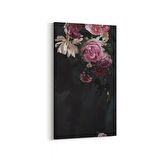 Olla 11763DD Çiçek Görseli Dikey Dar Kanvas Tablo (Ölçü: 30X60)