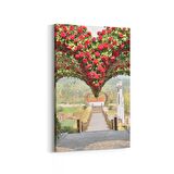 Olla 18823D Yapı Görseli Dikey Kanvas Tablo (Ölçü: 60X90)