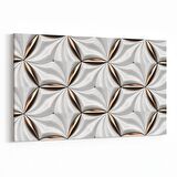 Olla 14959Y Geometrik Desen Görseli Yatay Kanvas Tablo (Ölçü: 150X100)