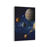 Olla 17629D Uzay Görseli Dikey Kanvas Tablo (Ölçü: 20X30)