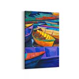 Olla 17748D Yağlı Boya Görseli Dikey Kanvas Tablo (Ölçü: 100X150)