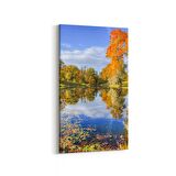 Olla 14500DD Doğa / Manzara Görseli Dikey Dar Kanvas Tablo (Ölçü: 40X80)