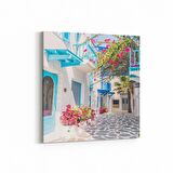 Olla 18535K4 Yapı Görseli Kare 4'lü Kanvas Tablo (Ölçü: 105X105)