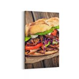 Olla 15021D Gıda Görseli Dikey Kanvas Tablo (Ölçü: 60X90)