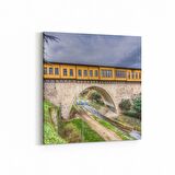 Olla 18953K Yapı Görseli Kare Kanvas Tablo (Ölçü: 25X25)