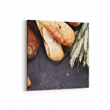 Olla 15013K Gıda Görseli Kare Kanvas Tablo (Ölçü: 25X25)