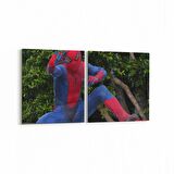 Olla 12704K2Y Çocuk Odası Görseli 2'li Yatay Kanvas Tablo (Ölçü: 125X60)