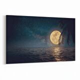 Olla 14827Y Gece Gökyüzü Görseli Yatay Kanvas Tablo (Ölçü: 45X30)