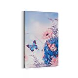 Olla 11706D Orkide Çiçek Görseli Dikey Kanvas Tablo (Ölçü: 60X90)