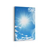 Olla 15524D Gökyüzü Bulut Görseli  Dikey Kanvas Tablo (Ölçü: 60X90)