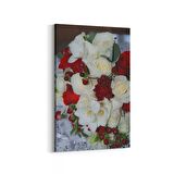 Olla 11617D Çiçek Görseli Dikey Kanvas Tablo (Ölçü: 20X30)