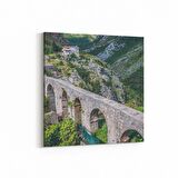 Olla 18914K4 Yapı Görseli Kare 4'lü Kanvas Tablo (Ölçü: 65X65)