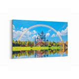 Olla 17950Y Yapı Görseli Yatay Kanvas Tablo (Ölçü: 70X50)