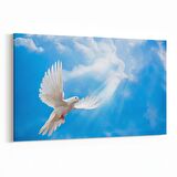 Olla 15558Y Gökyüzü Bulut Görseli  Yatay Kanvas Tablo (Ölçü: 120X80)