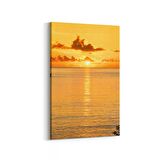Olla 16080D Günbatımı Görseli Dikey Kanvas Tablo (Ölçü: 60X90)