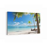 Olla 16525Y Kumsal / Sahil Görseli Yatay Kanvas Tablo (Ölçü: 30X20)