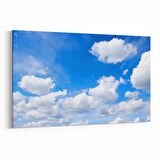 Olla 15772Y Gökyüzü Bulut Görseli  Yatay Kanvas Tablo (Ölçü: 30X20)