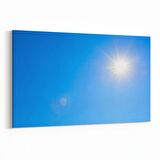 Olla 15744Y Gökyüzü Bulut Görseli  Yatay Kanvas Tablo (Ölçü: 150X100)