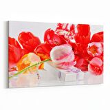 Olla 11615Y Çiçek Görseli Yatay Kanvas Tablo (Ölçü: 45X30)