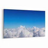 Olla 15444Y Gökyüzü Bulut Görseli  Yatay Kanvas Tablo (Ölçü: 70X50)