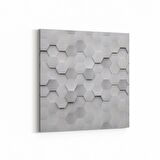 Olla 14940K Geometrik Desen Görseli Kare Kanvas Tablo (Ölçü: 30X30)