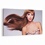 Olla 16829Y Model / Manken Görseli Yatay Kanvas Tablo (Ölçü: 120X80)