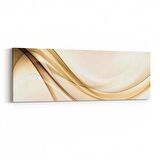 Olla 10177YI Abstract Görsel Yatay İnce Kanvas Tablo (Ölçü: 90X30)