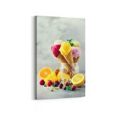 Olla 14974D Gıda Görseli Dikey Kanvas Tablo (Ölçü: 70X105)