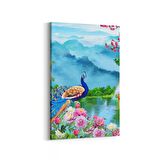 Olla 13435D Doğa / Manzara Görseli Dikey Kanvas Tablo (Ölçü: 100X150)