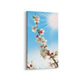 Olla 10904DD Ağaç Görseli Dikey Dar Kanvas Tablo (Ölçü: 60X120)