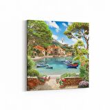 Olla 13925K Doğa / Manzara Görseli Kare Kanvas Tablo (Ölçü: 100X100)