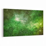 Olla 14761Y Gece Gökyüzü Görseli Yatay Kanvas Tablo (Ölçü: 70X50)