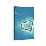 Olla 16630D Kumsal / Sahil Görseli Dikey Kanvas Tablo (Ölçü: 60X90)