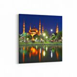 Olla 18898K4 Yapı Görseli Kare 4'lü Kanvas Tablo (Ölçü: 65X65)