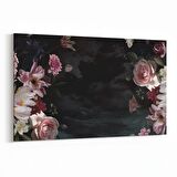 Olla 11770Y Çiçek Görseli Yatay Kanvas Tablo (Ölçü: 90X60)