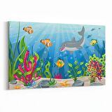 Olla 12789Y Çocuk Odası Görseli Yatay Kanvas Tablo (Ölçü: 150X100)