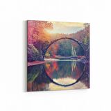 Olla 13206K Doğa / Manzara Görseli Kare Kanvas Tablo (Ölçü: 25X25)