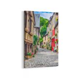 Olla 18570D Yapı Görseli Dikey Kanvas Tablo (Ölçü: 60X90)